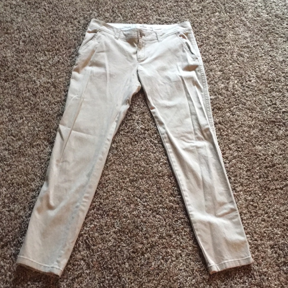 Hollister Tan Khaki Pants